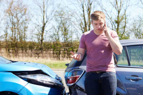 car crash teen