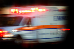 driving with ambulance