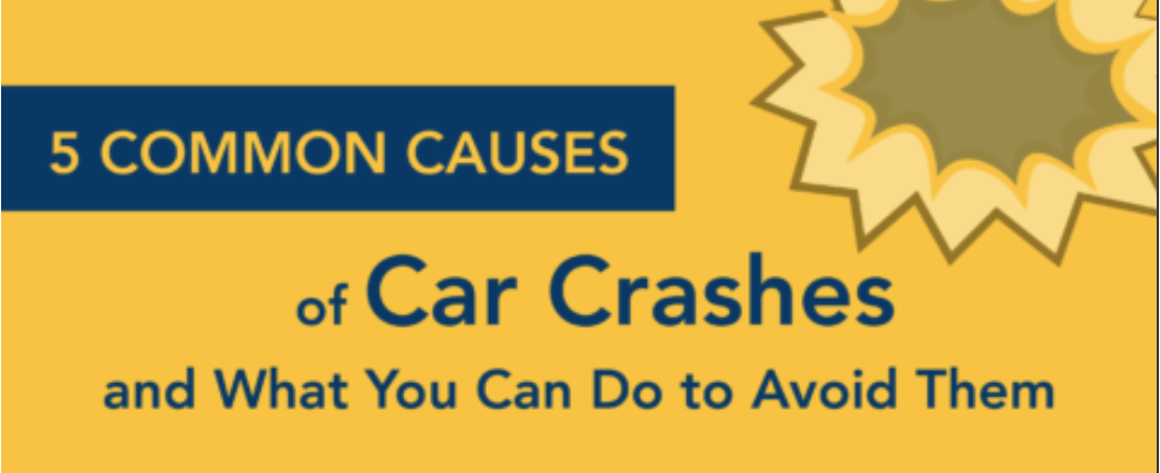 5 common causes of teen car crashes and how to avoid them.