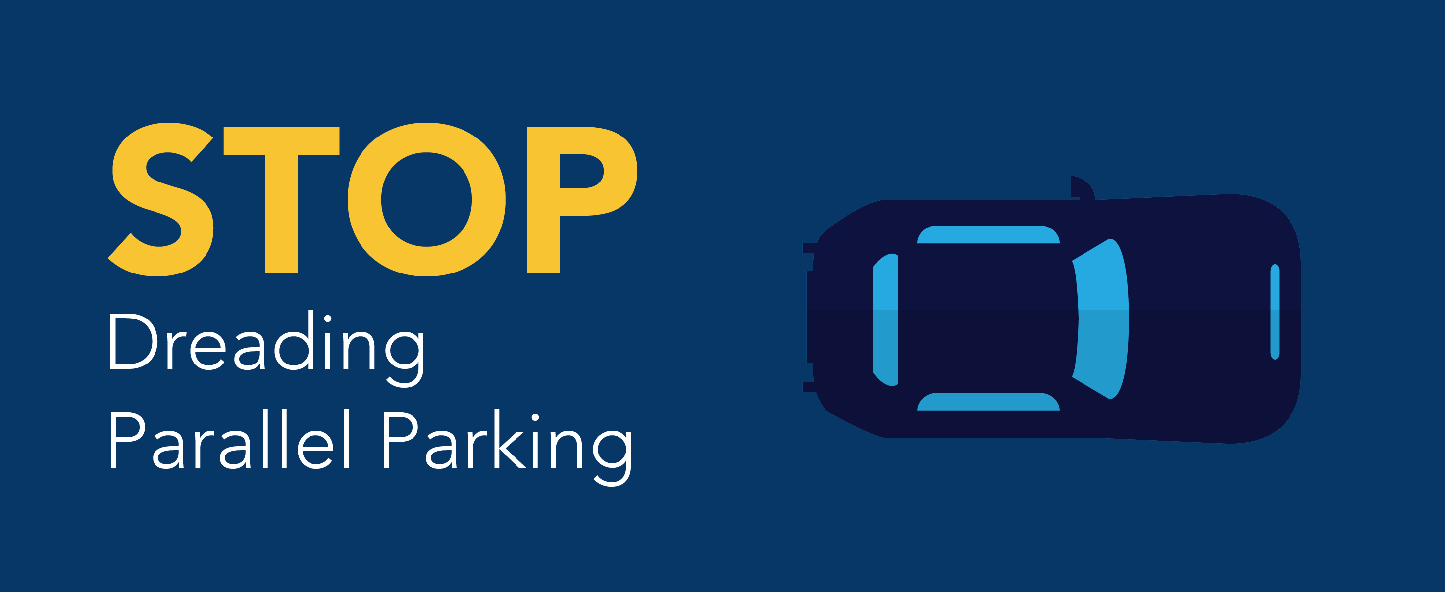 Stop dreading parallel parking. *car graphic*