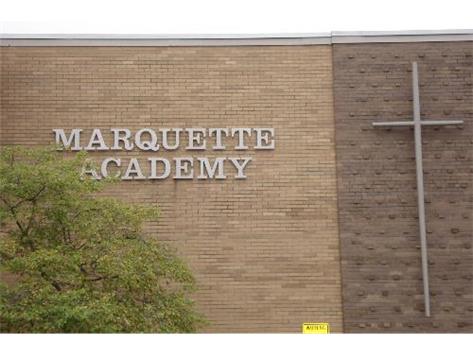 Front of Marquette Academy
