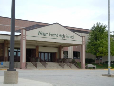 Exterior of William Fremd High School