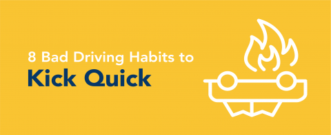 8 bad driving habits to kick quick.