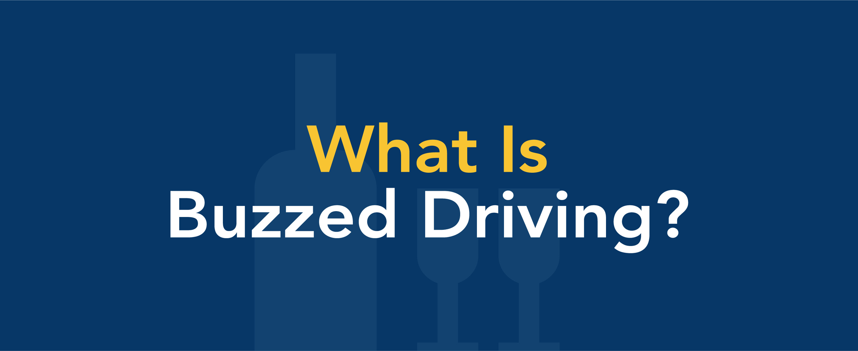 What is buzzed driving?