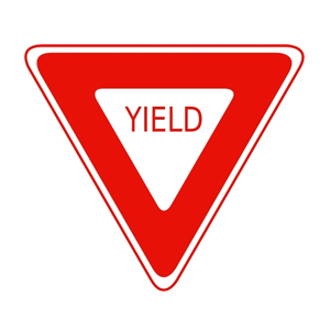yield traffic sign