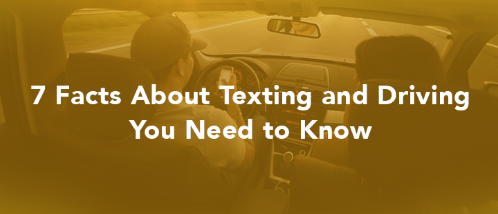 header graphic for texting while driving article