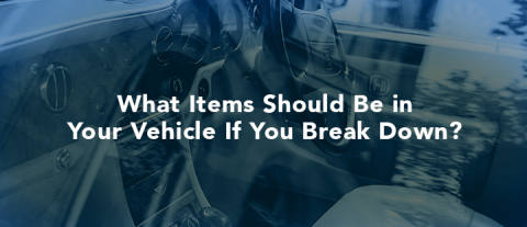 What should be in your trunk if your car breaks down?