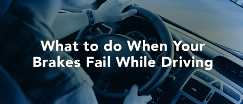 What To Do When Brakes Fail On The Road Brake Failure