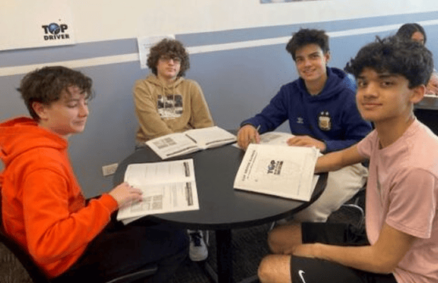 Top Driver Ohio teens in classroom training